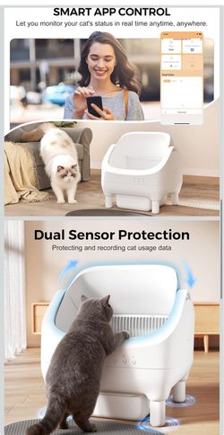 COZIWOW Smart Self-Cleaning Cat Litter Box