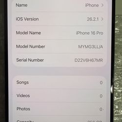 iPhone 16 Pro 256GB Unlocked – Excellent Condition, 88% Battery 🔥