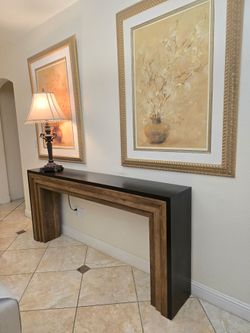 Brand new modern farmhouse style console table