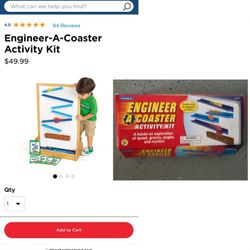 Engineer-A-Coaster Activity Kit  (Lakeshore)
