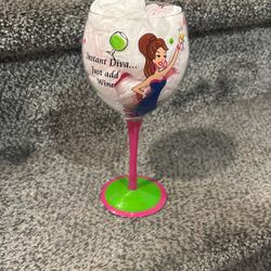 Decorative  Wine Glass 