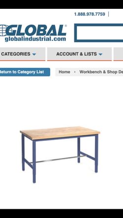 Workbench / maple top