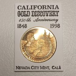 Vintage '98 150th Gold Discovery Commemorative Coin 