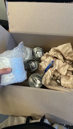 Misc Barware, shaker, marble container near Burbank Airport
