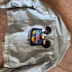 disney mickey jean jacket 