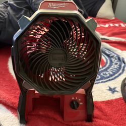 milwaukee battery powered fan