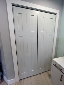 Masonite - 24 in. x 80 in. 4 Panel Winslow Primed White