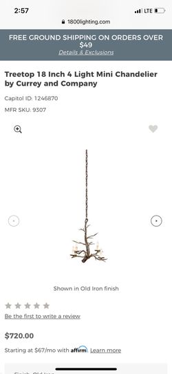 Chandelier (5 available)