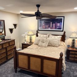 5pc Bedroom Set Real Wood