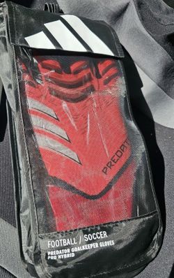 ADIDAS PREDATOR GL PRO HYBRID LUCID RED/LUCID RED/BLACK MENS SIZE 11 JH3814