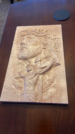 Large 3d Jesus Carving