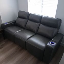High Tech Black Couch