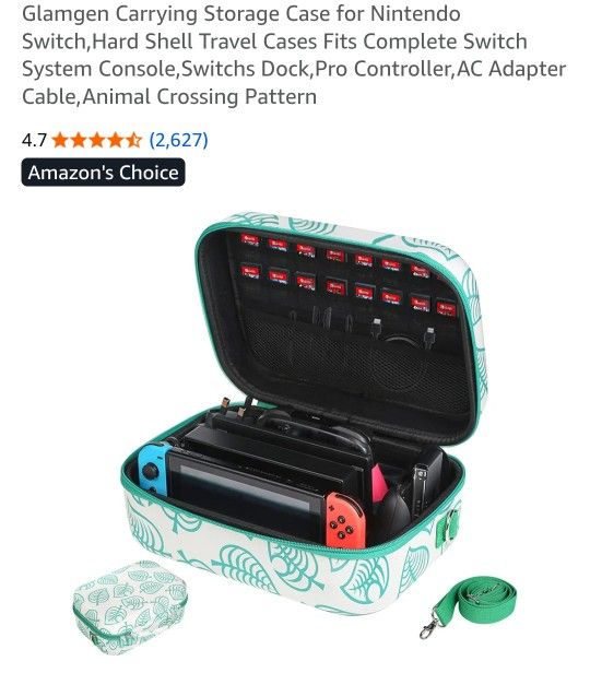 travel case for nintendo switch