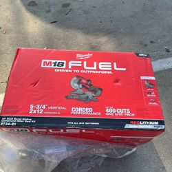 Milwaukee Fuel One Key Miter Saw 10” Tool Only New Nuevo $320