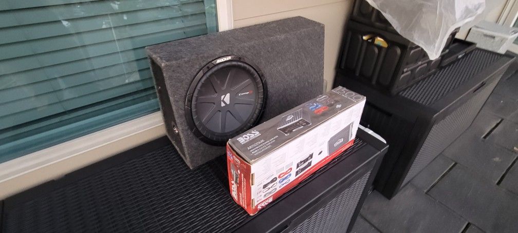 12 Subwoofer with wires