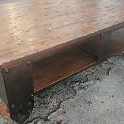 Rustic Industrial Coffee Table