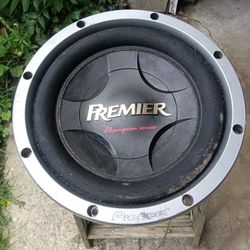 Single 12" Dual 4 ohms Pioneer Premier Champion Series Subwoofer