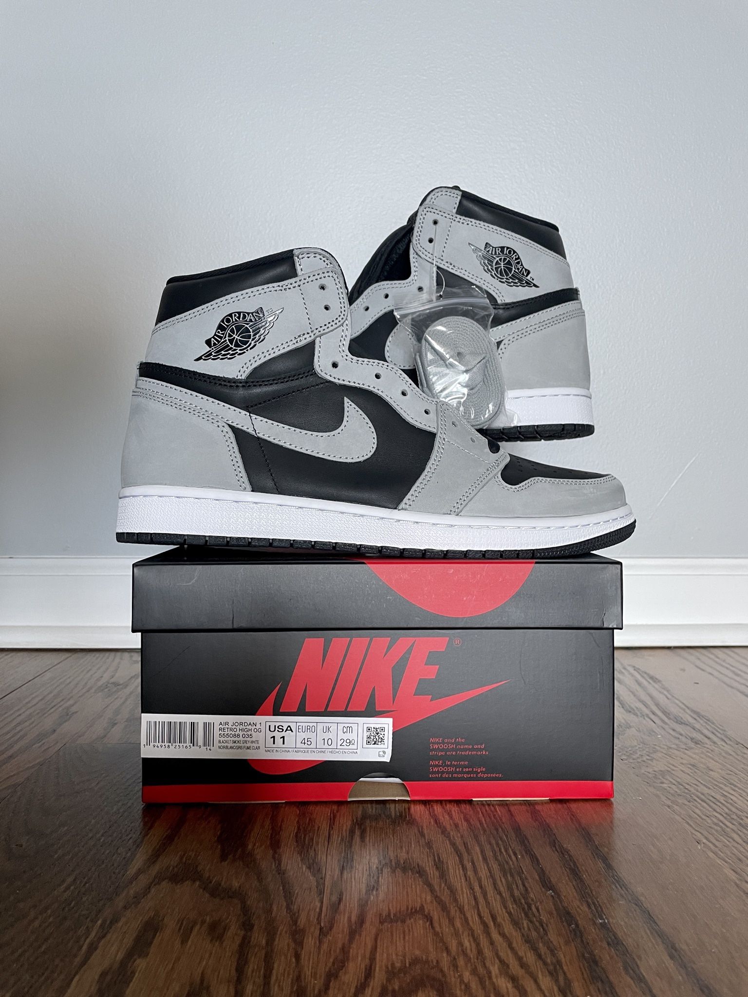 Jordan 1 High Shadow 2.0 - 7 Y & 11 M