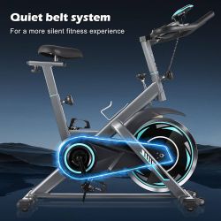 Indoor Cycling Spin Bike with Belt Drive