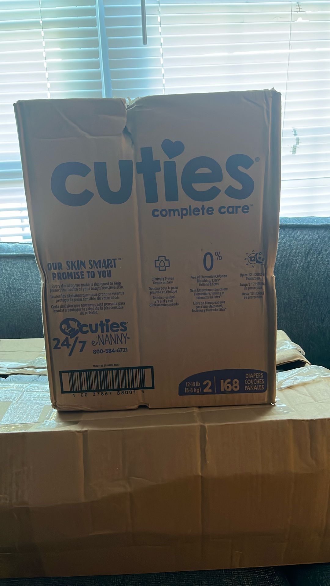 Brand New Cuties size 2 Diapers 