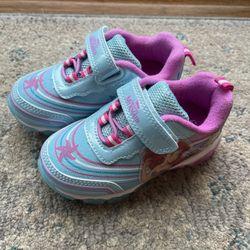 Brand new Disney Ariel Light up Athletic Shoes Toddler 6 Pink Blue Purple