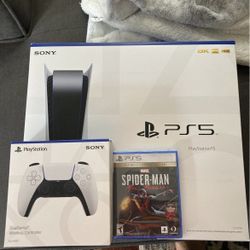 Brand New Disc Version Console + 1 Extra Controller & Game 
