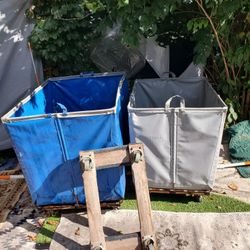 2 Hampers & 4 Wheel Dolly $100 Tonight Only 