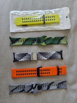 Samsung Compatible Galaxy Watch 8 Bands 40/44 mm - 5 total New