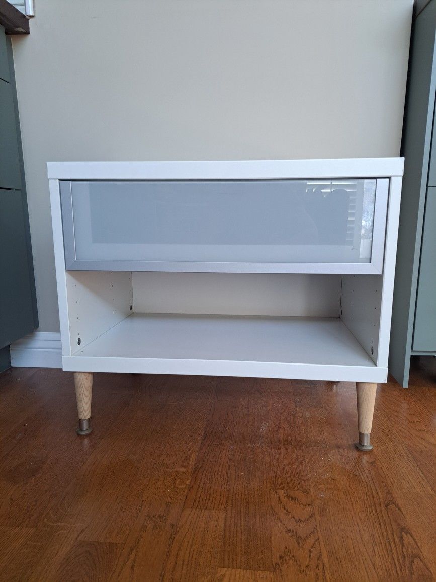 Ikea Besta Cabinet Nightstand Printer Stand Night Side Table
