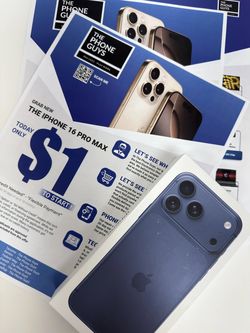 iPhone 17 Pro Max 6.9" (Unlocked) 256GB Deep Blue New