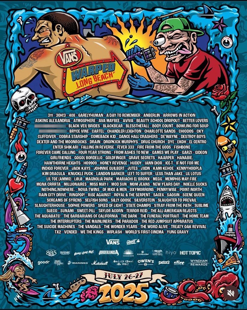 LONG BEACH WARPED TOUR 2 GA TIX