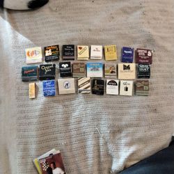 Vintage 1970s And '80s Matchbook Collection