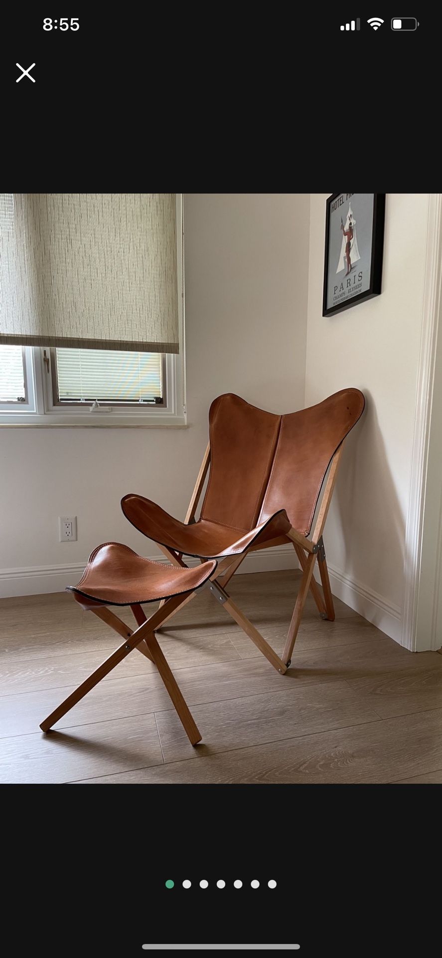 The Citizenry Palermo Tripolina Chair And Stool Set