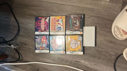 Nintendo Ds Lite White + 6 games