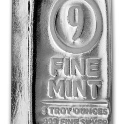 9 mint 5 oz bar