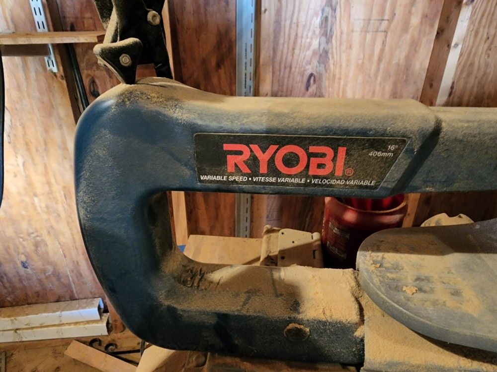 Roybi Scroll Saw With Home Made Table And Light 