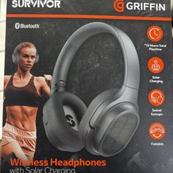Griffin Survivor Wireless Headphones With Solar Charging