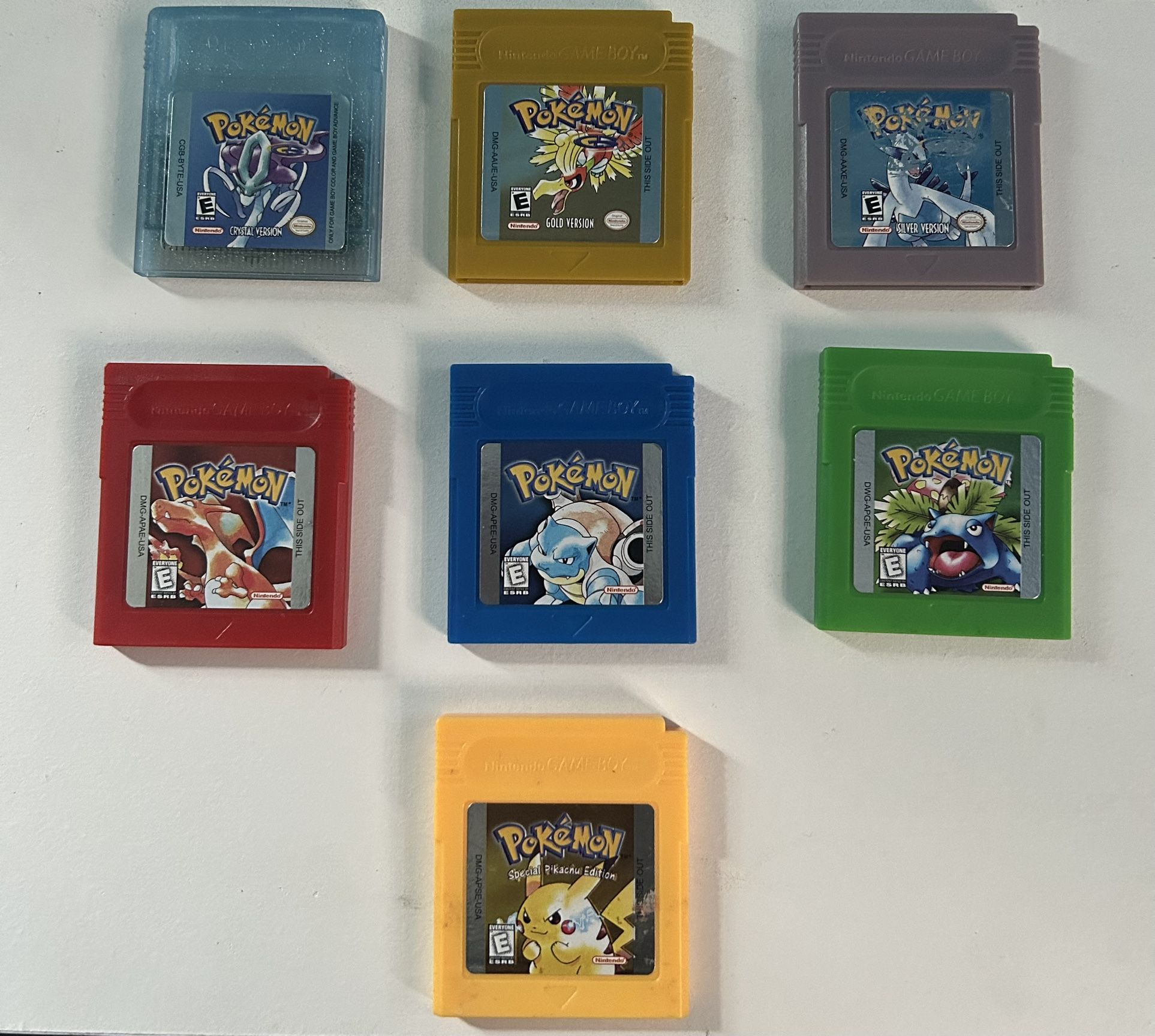 Assorted Pokemon GBA Games