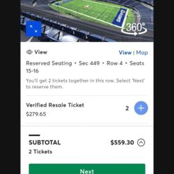 2 seats side by side $ deal 500 shoot me a offer 