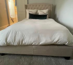 Full frame bed with mattres