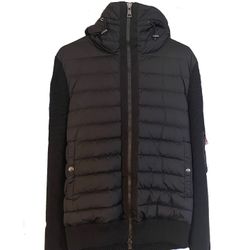 Moncler - Men padded-front hooded jacket 
