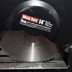MK MORSE METAL DEVIL CHOP SAW 14" BLADE 