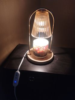 DONGULI Warmer Lamp With 2 Bulbs, Electric Candle Warmer With Timer, Dimmable Light Melter, Compatible With Small and Large Candles, Aromatic Holders 
