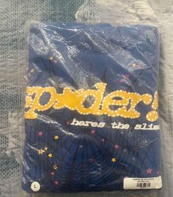 Spider Hoodie Blue 