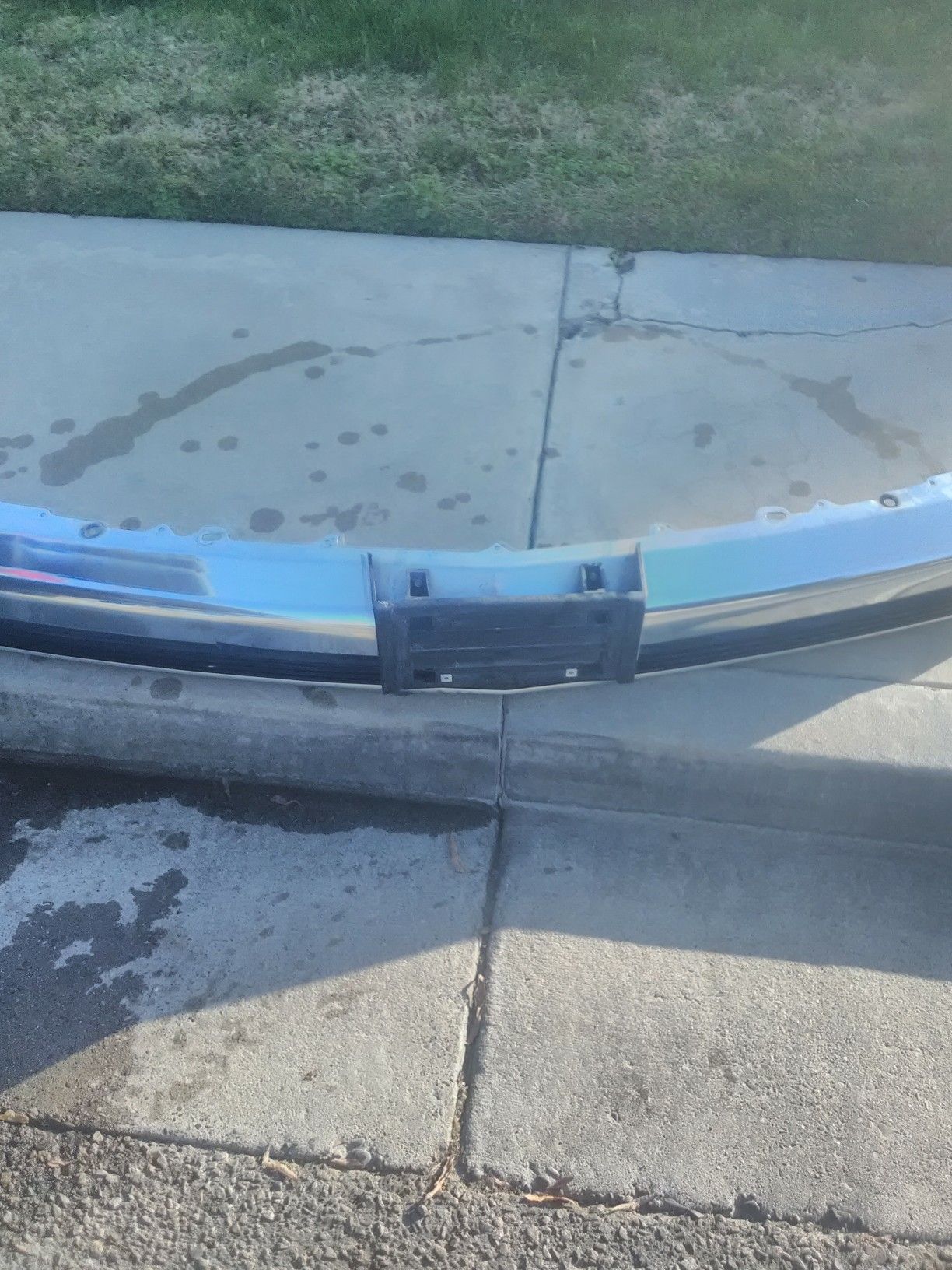 Chevy truck chrome bumper