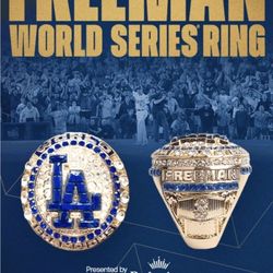 Freddie Freeman World Series Ring