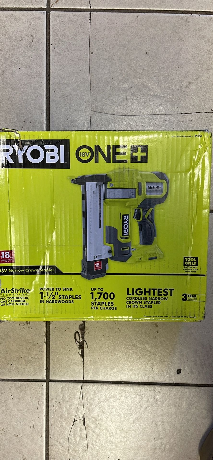 Ryobi Nail Gun