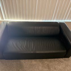 IKEA Leather Couch 