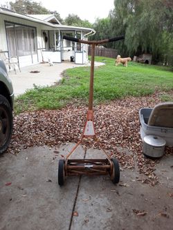 Vintage Push Mower 