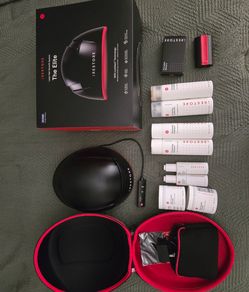 iRESTORE Elite 500 Hair Growth System + Wireless Battery + Case + NEW Hair Care Kit — Excellent Condition